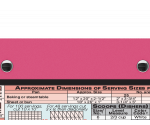 WhiteCoat Clipboard® Trifold - Pink Food Industry Edition